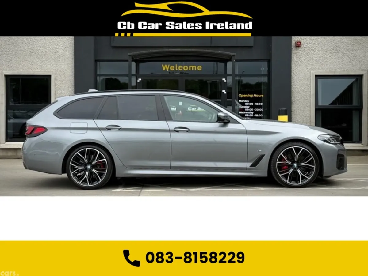 BMW 5-Series Estate, Diesel Hybrid, 2023, Grey