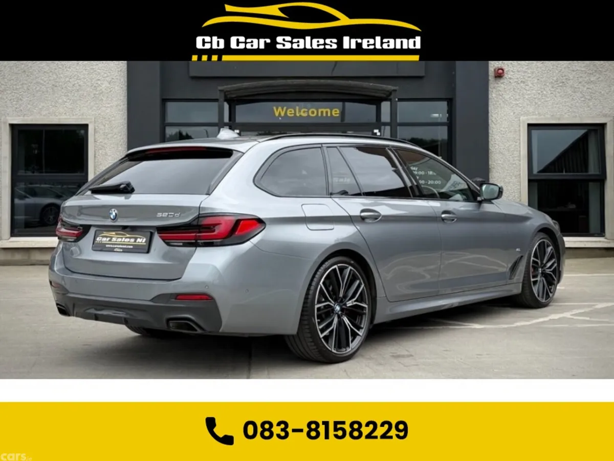 BMW 5-Series Estate, Diesel Hybrid, 2023, Grey