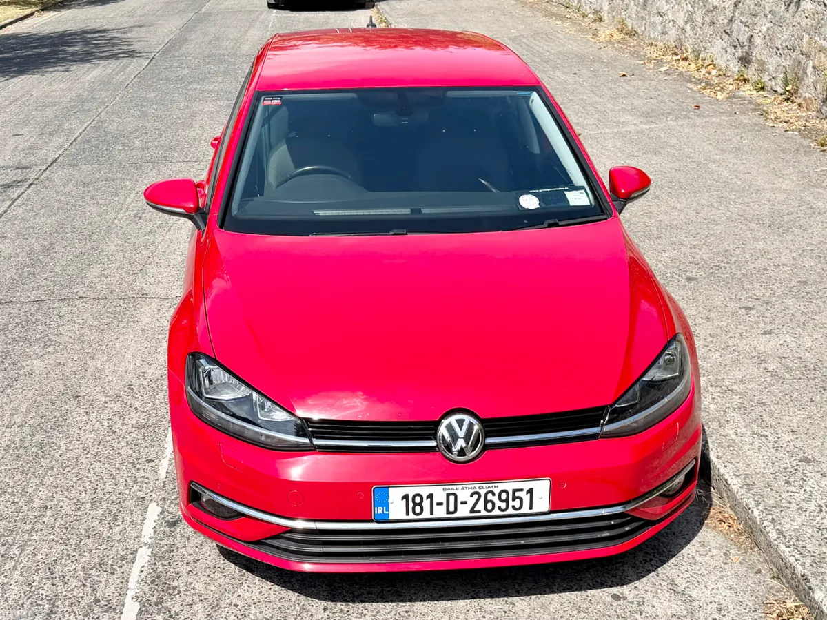 Volkswagen Golf Estate, Petrol, 2018, Red