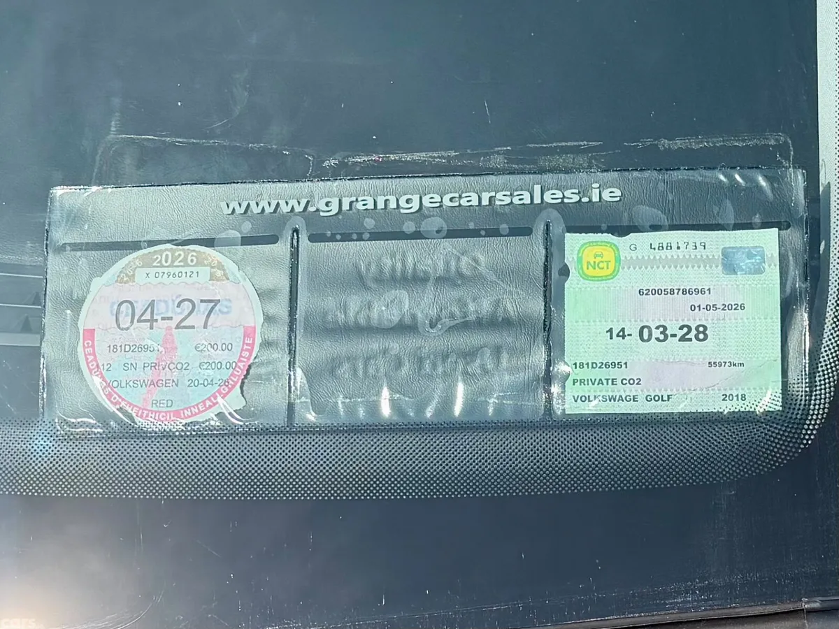 Volkswagen Golf Estate, Petrol, 2018, Red