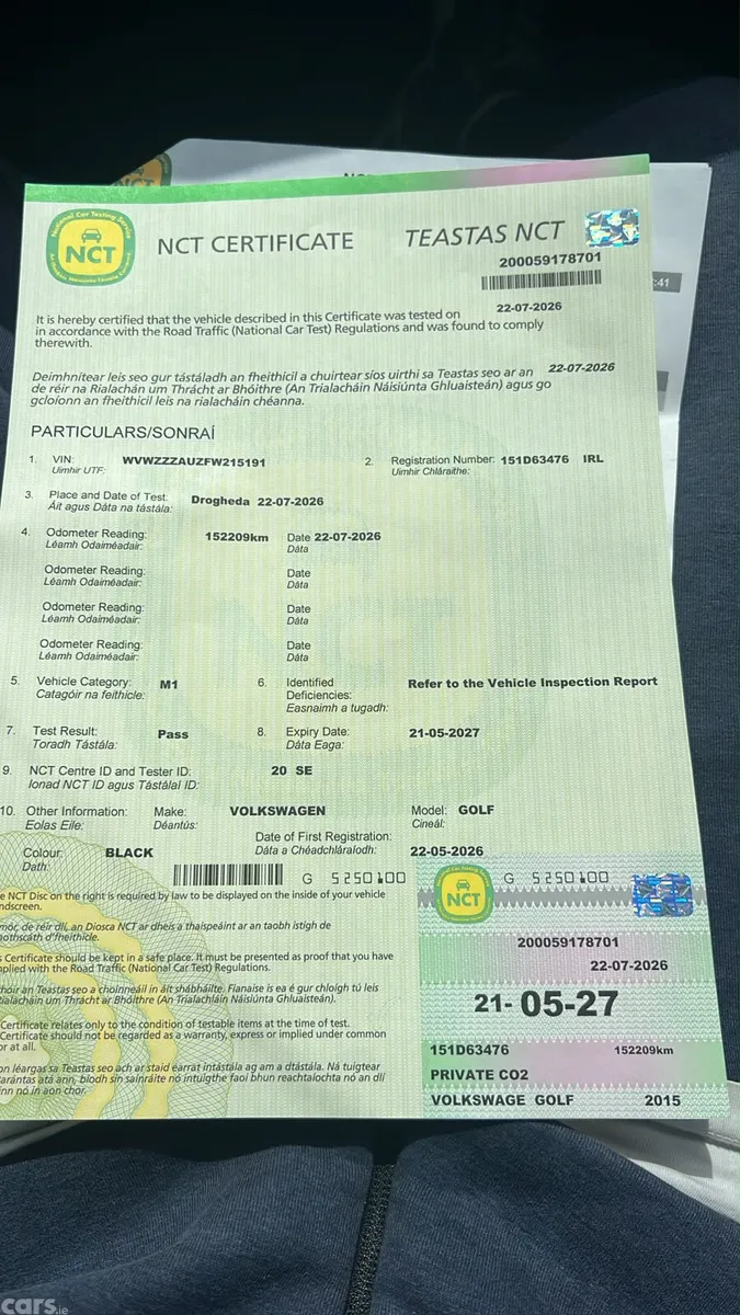 Volkswagen Golf Hatchback, Petrol, 2015, Black