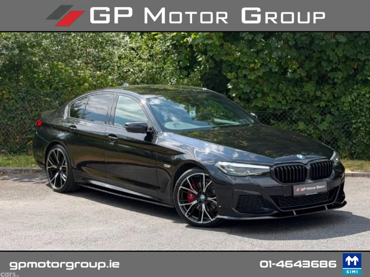 BMW 5-Series Saloon, Petrol Plug-in Hybrid, 2022, Black