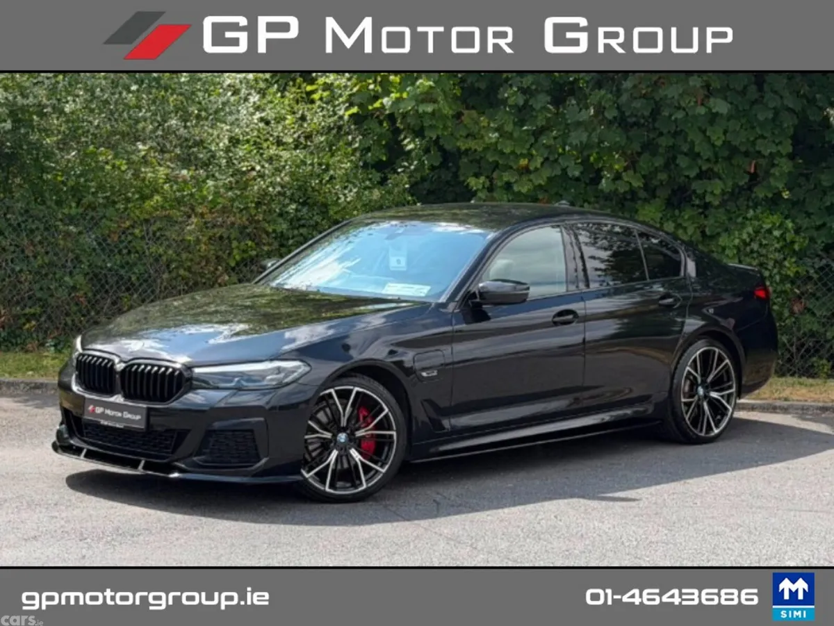 BMW 5-Series Saloon, Petrol Plug-in Hybrid, 2022, Black