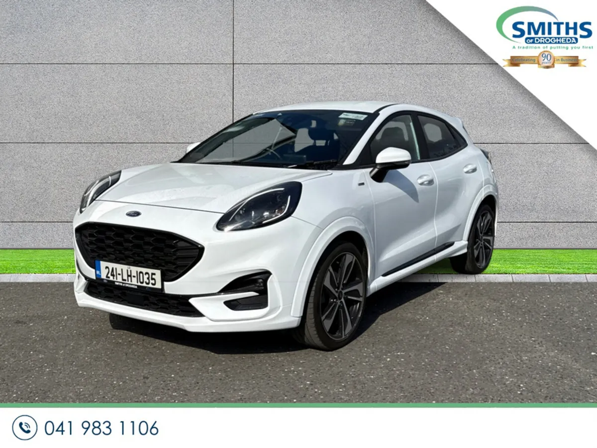 Ford Puma MPV, Petrol Hybrid, 2024, White