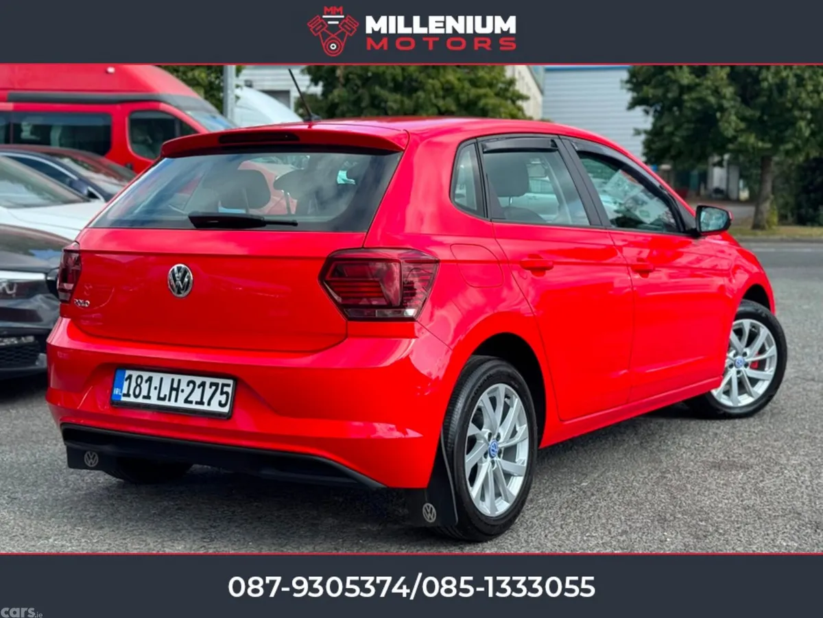 Volkswagen Polo Hatchback, Petrol, 2018, Red