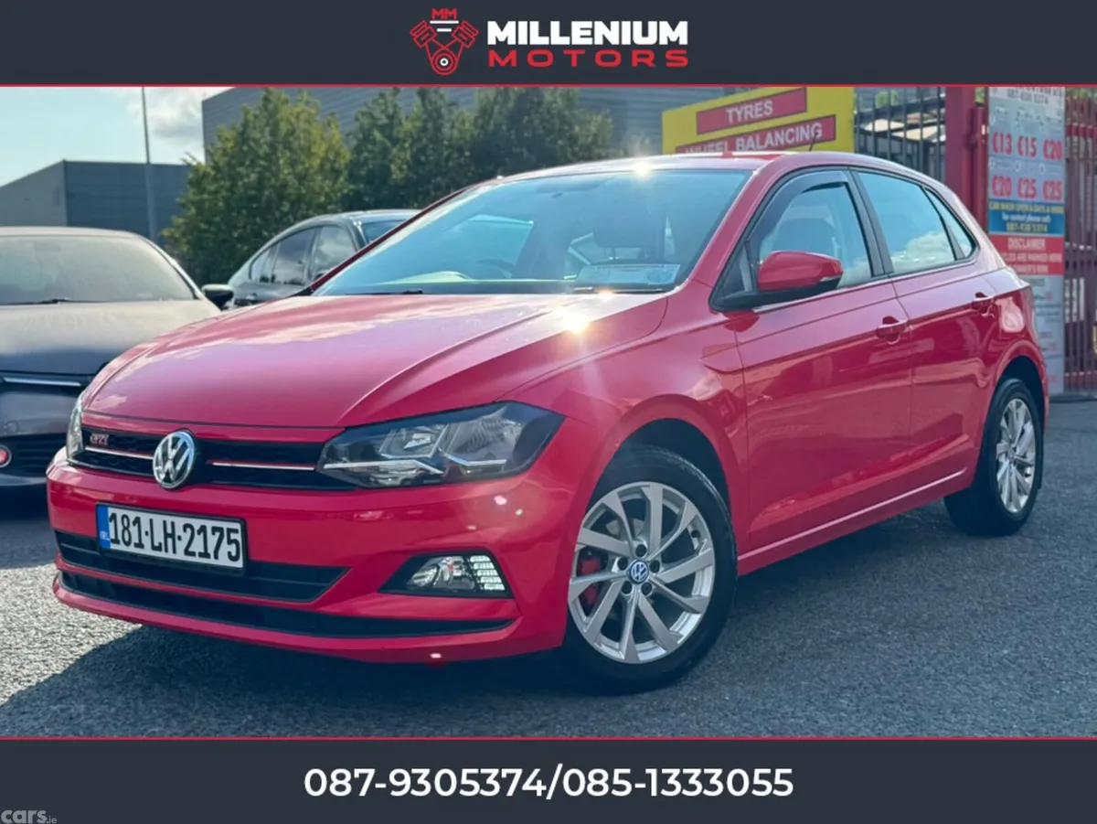 Volkswagen Polo Hatchback, Petrol, 2018, Red