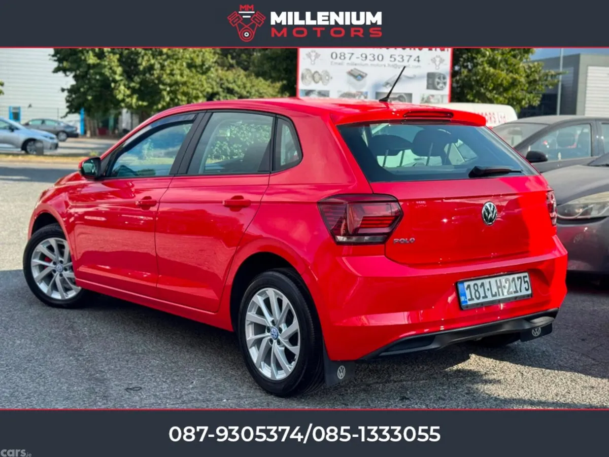 Volkswagen Polo Hatchback, Petrol, 2018, Red