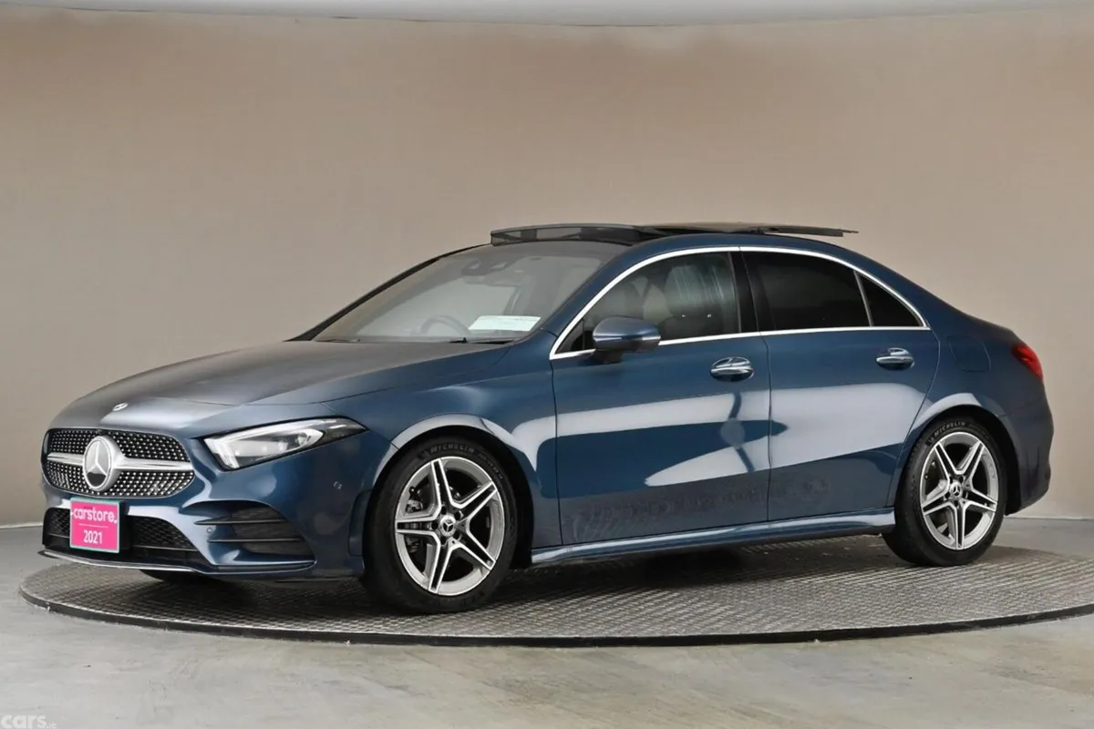 Mercedes-Benz A-Class Saloon, Petrol, 2021, Blue