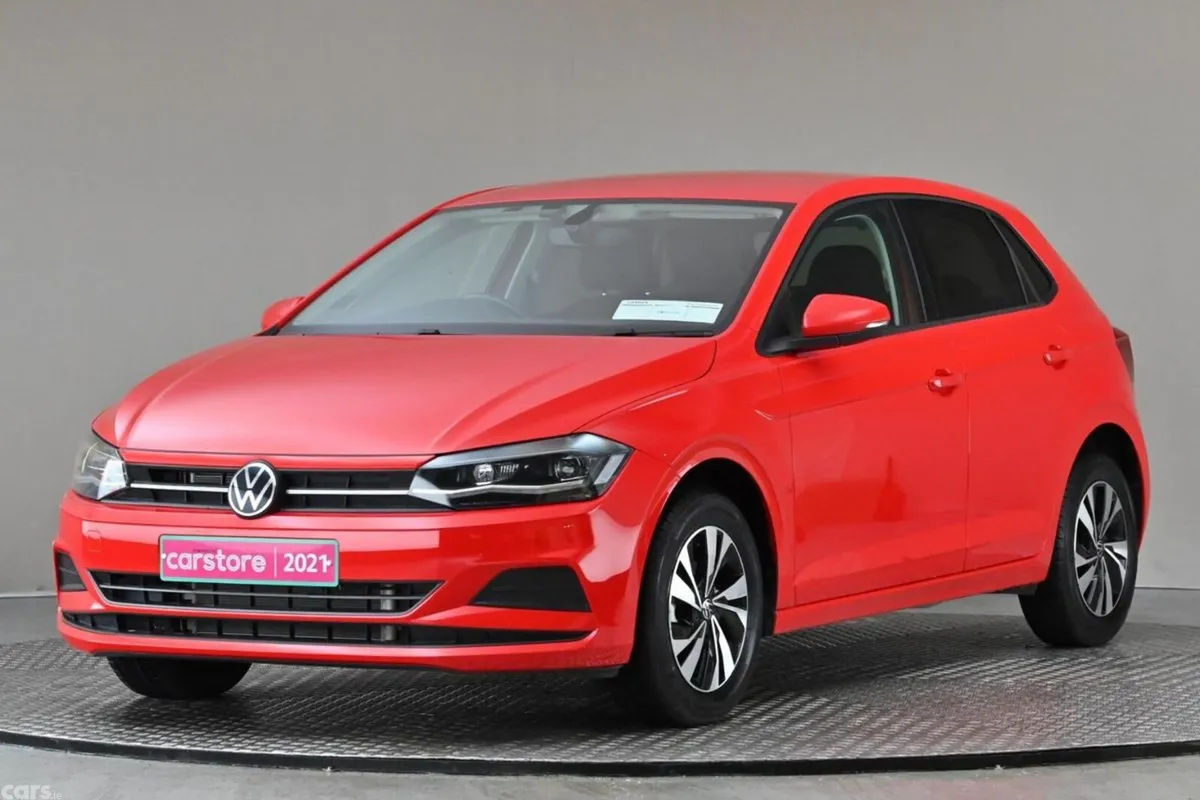 Volkswagen Polo Hatchback, Petrol, 2021, Red