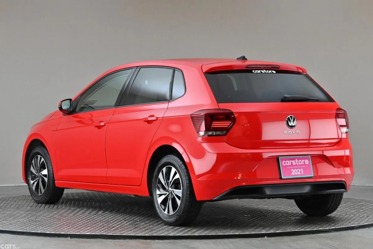Volkswagen Polo Hatchback, Petrol, 2021, Red