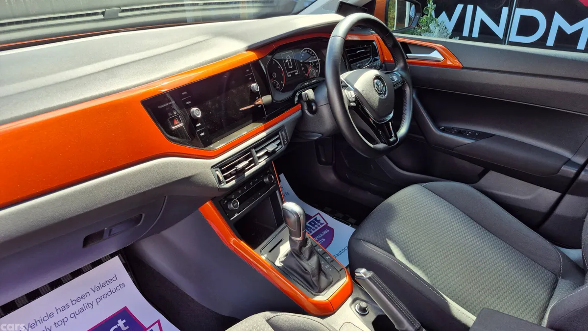 Volkswagen Polo Hatchback, Petrol, 2019, Orange