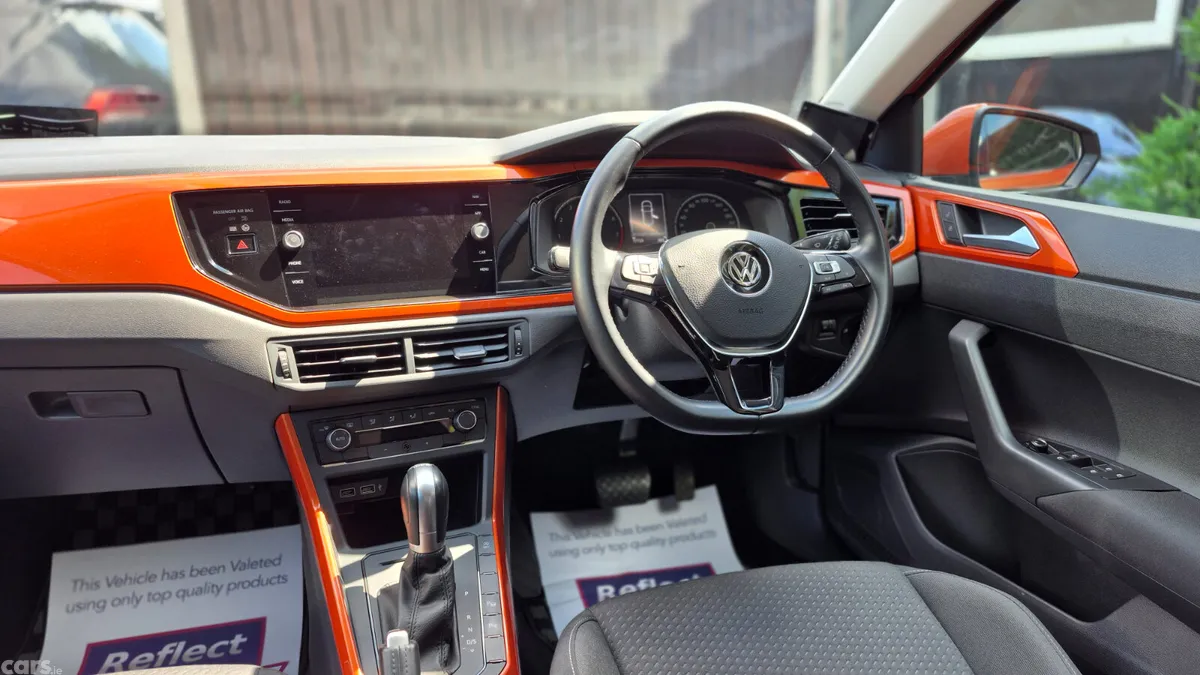 Volkswagen Polo Hatchback, Petrol, 2019, Orange