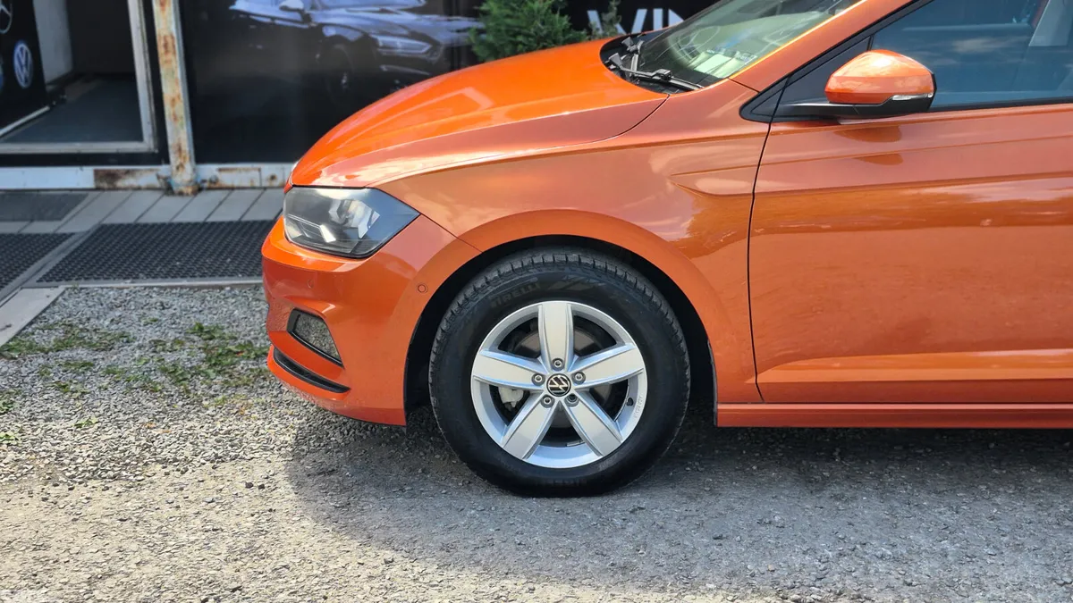 Volkswagen Polo Hatchback, Petrol, 2019, Orange