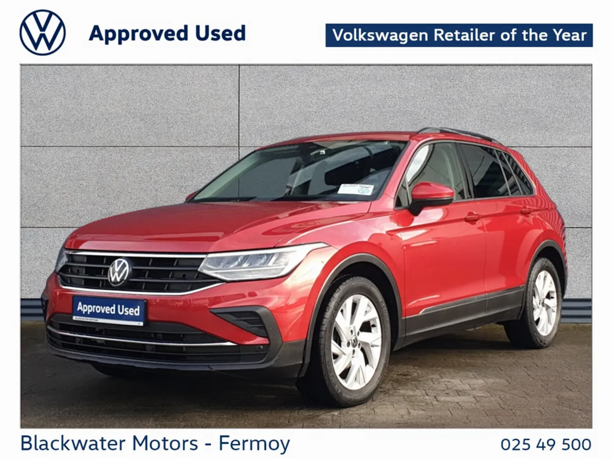 Volkswagen Tiguan SUV, Diesel, 2023, Red