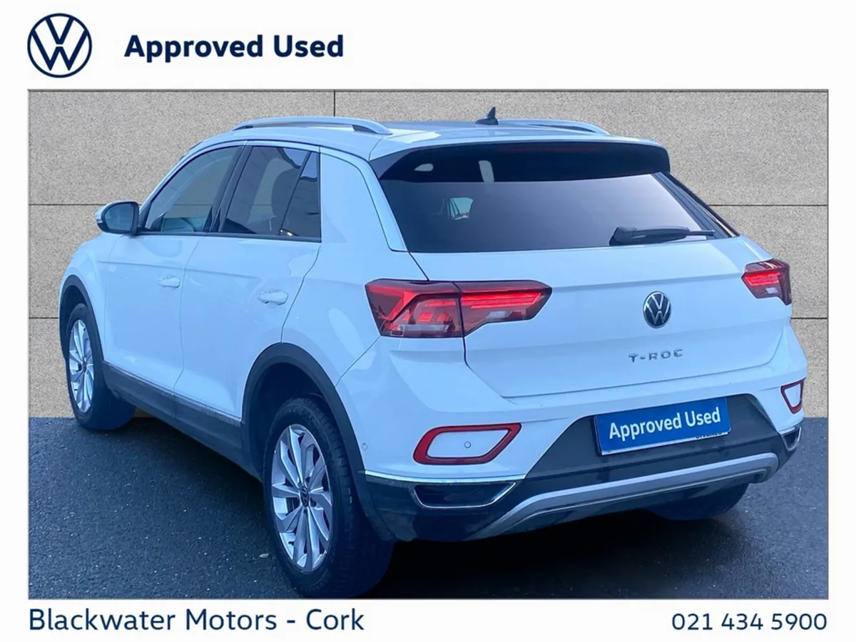 Volkswagen T-Roc SUV, Petrol, 2023, White