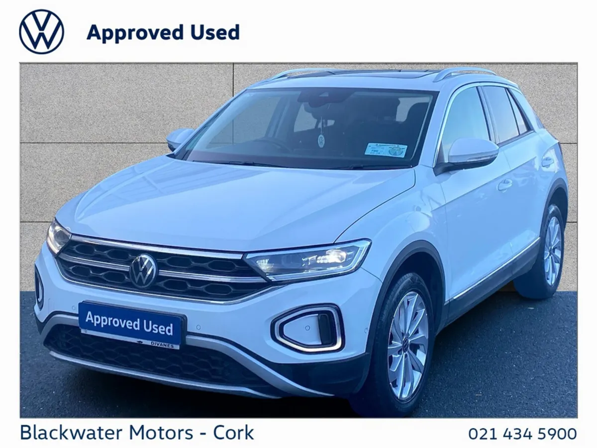 Volkswagen T-Roc SUV, Petrol, 2023, White