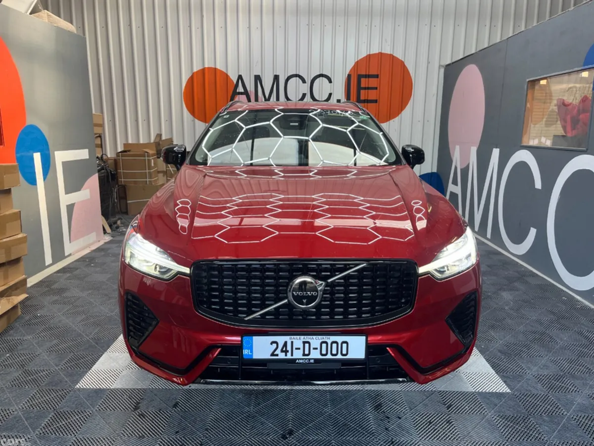 Volvo XC60 SUV, Petrol Plug-in Hybrid, 2024, Red