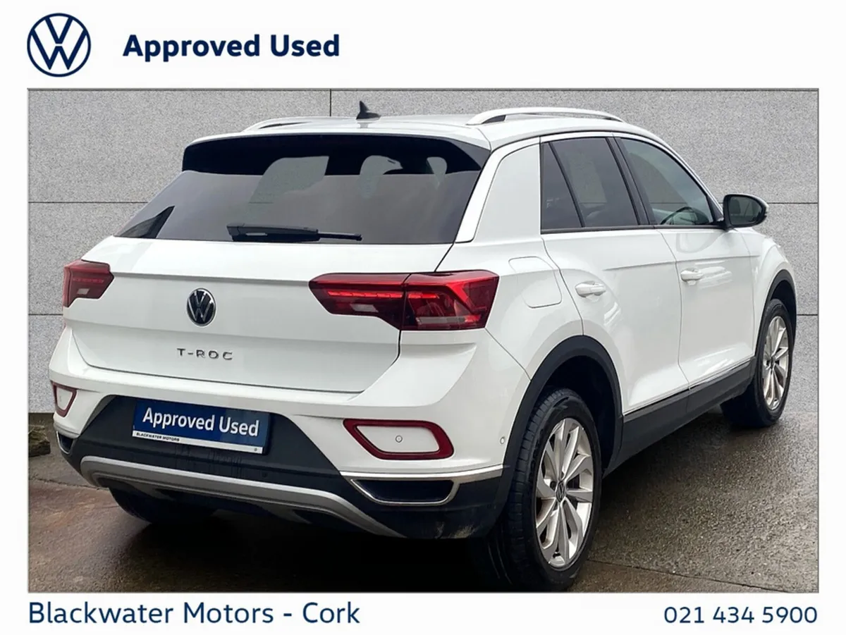 Volkswagen T-Roc SUV, Petrol, 2023, White
