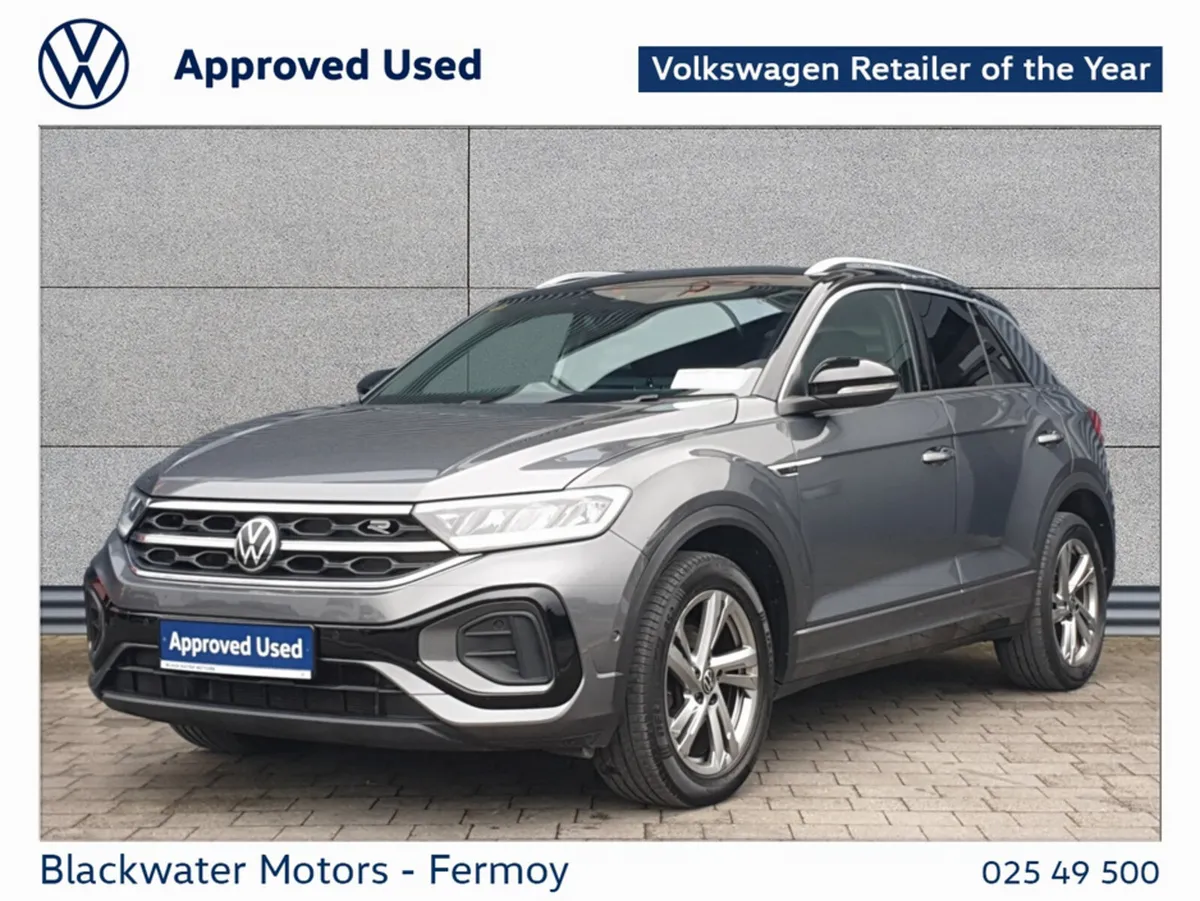Volkswagen T-Roc SUV, Petrol, 2023, Black