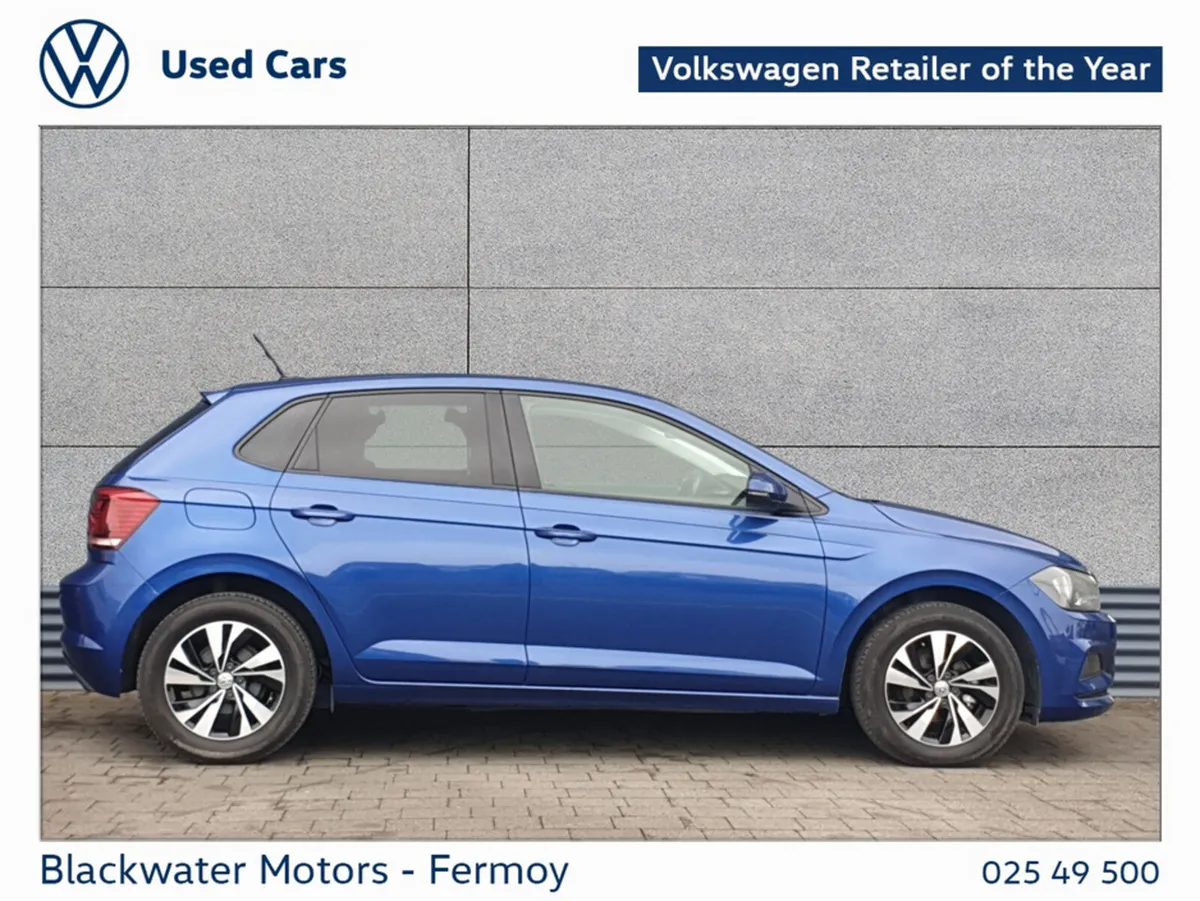 Volkswagen Polo Hatchback, Petrol, 2019, Blue