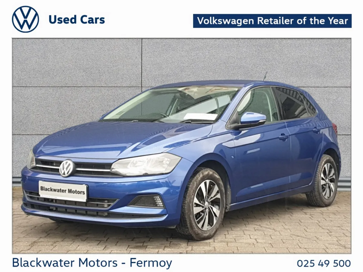 Volkswagen Polo Hatchback, Petrol, 2019, Blue