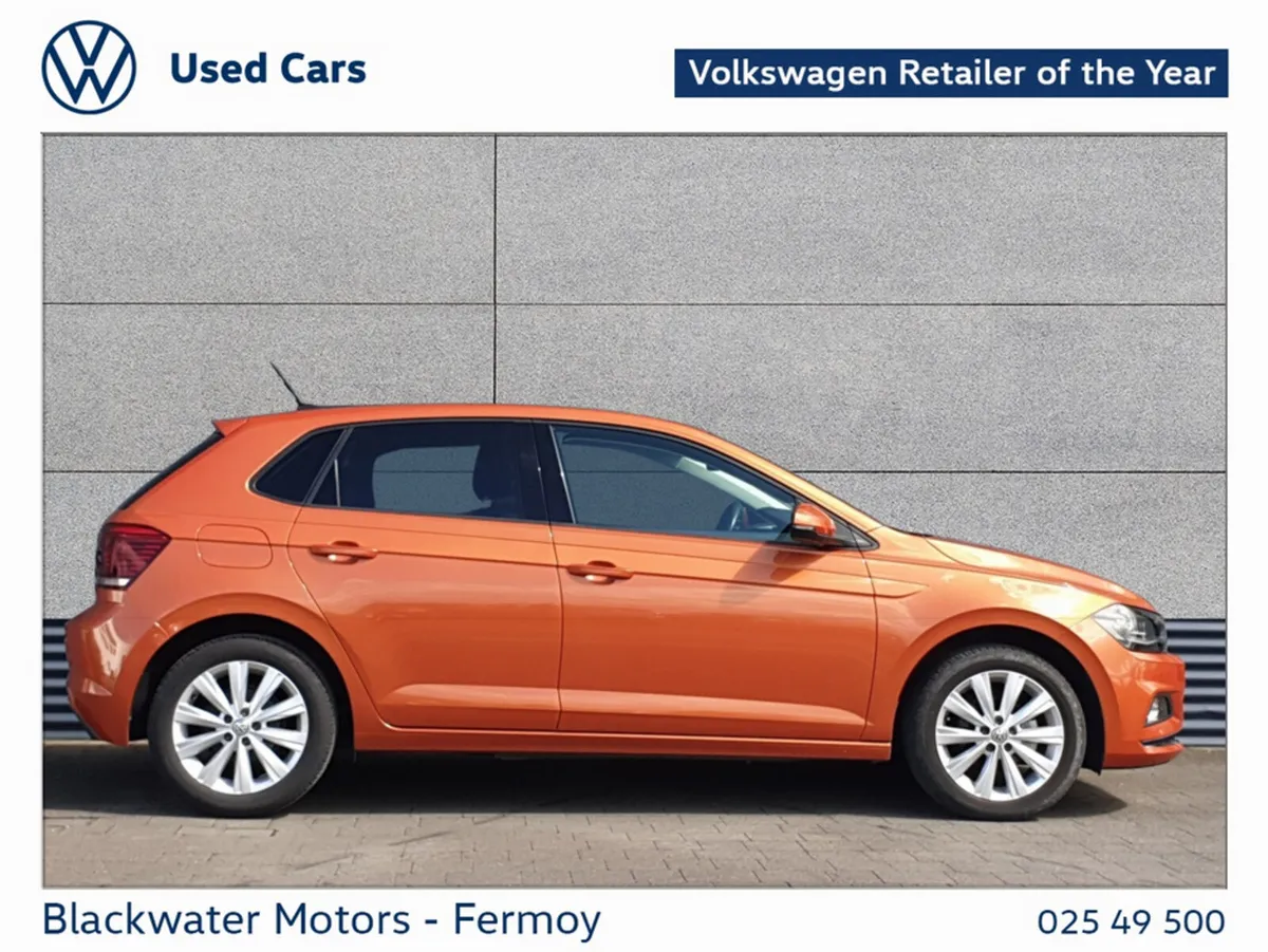 Volkswagen Polo Hatchback, Petrol, 2018, Orange