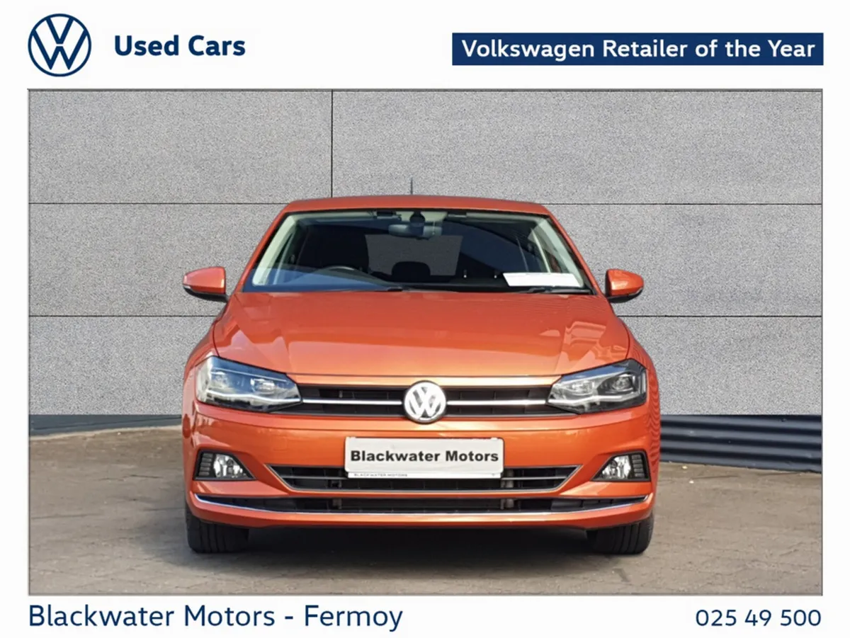 Volkswagen Polo Hatchback, Petrol, 2018, Orange