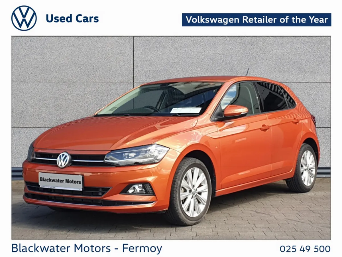 Volkswagen Polo Hatchback, Petrol, 2018, Orange