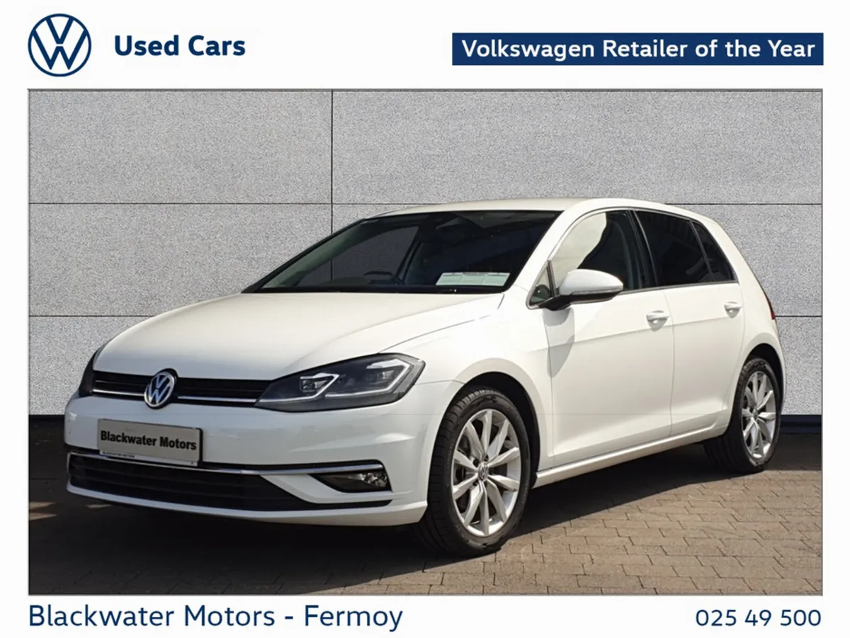 Volkswagen Golf Hatchback, Petrol, 2019, White