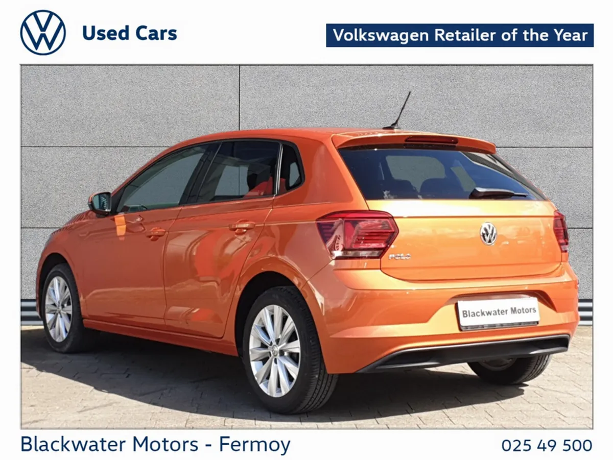 Volkswagen Polo Hatchback, Petrol, 2018, Orange