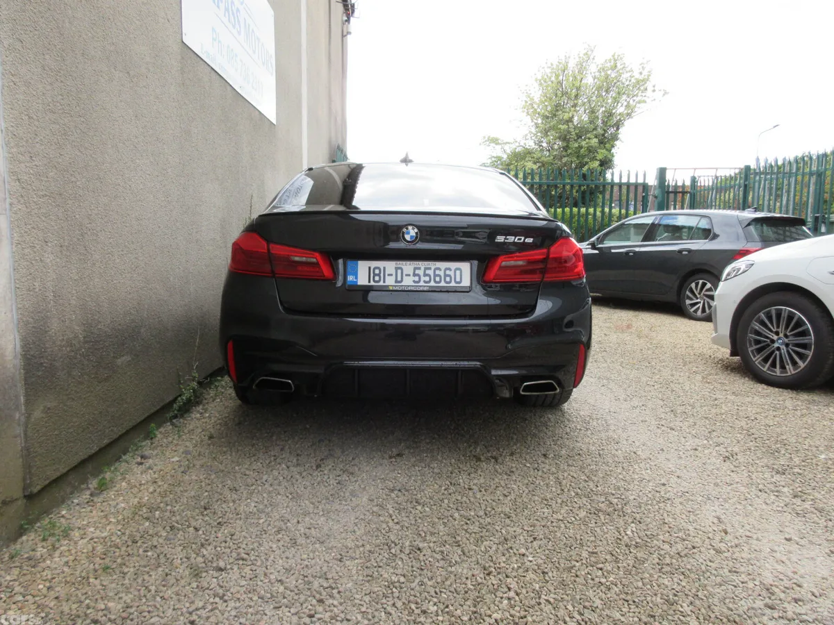 BMW 5-Series Saloon, Petrol Plug-in Hybrid, 2018, Black