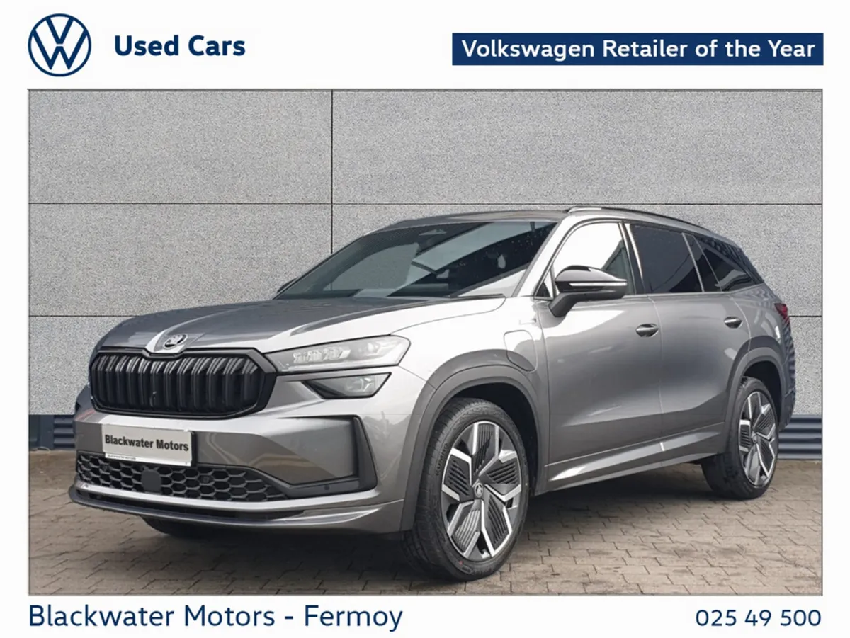 Skoda Kodiaq SUV, Petrol Plug-in Hybrid, 2025, Grey