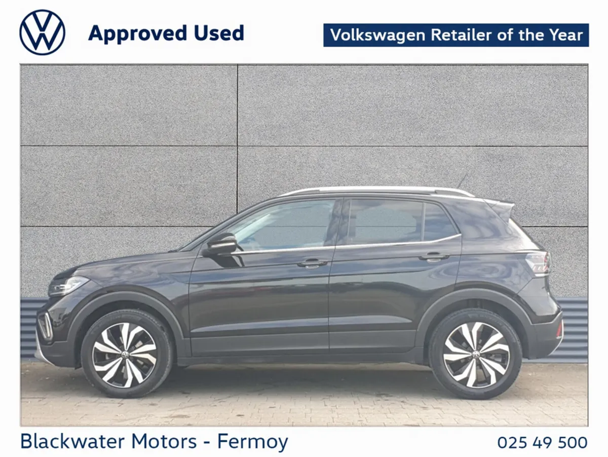 Volkswagen T-Cross SUV, Petrol, 2024, Black
