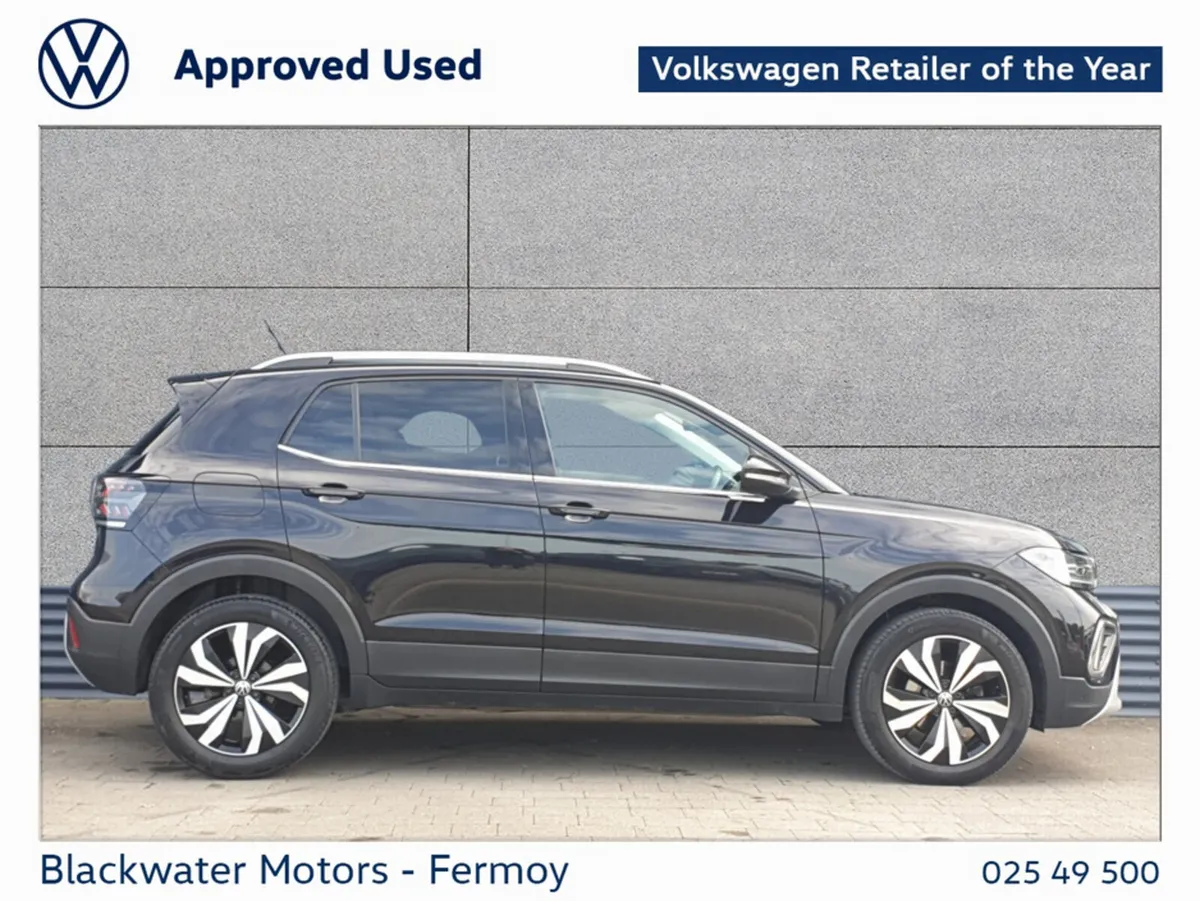 Volkswagen T-Cross SUV, Petrol, 2024, Black