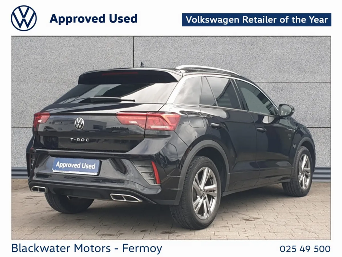 Volkswagen T-Roc SUV, Petrol, 2023, Black