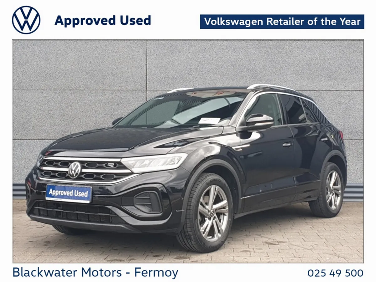Volkswagen T-Roc SUV, Petrol, 2023, Black