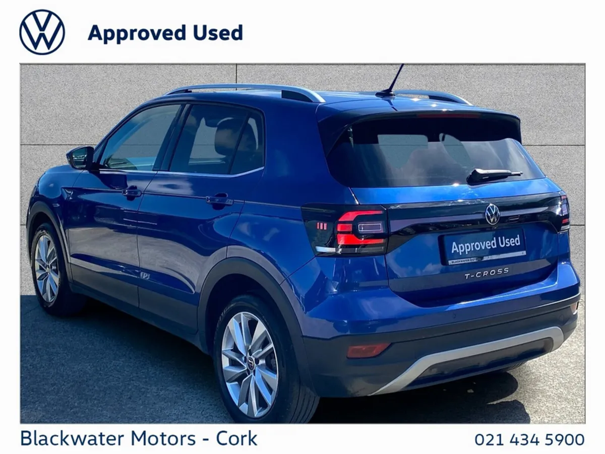 Volkswagen T-Cross SUV, Petrol, 2023, Blue