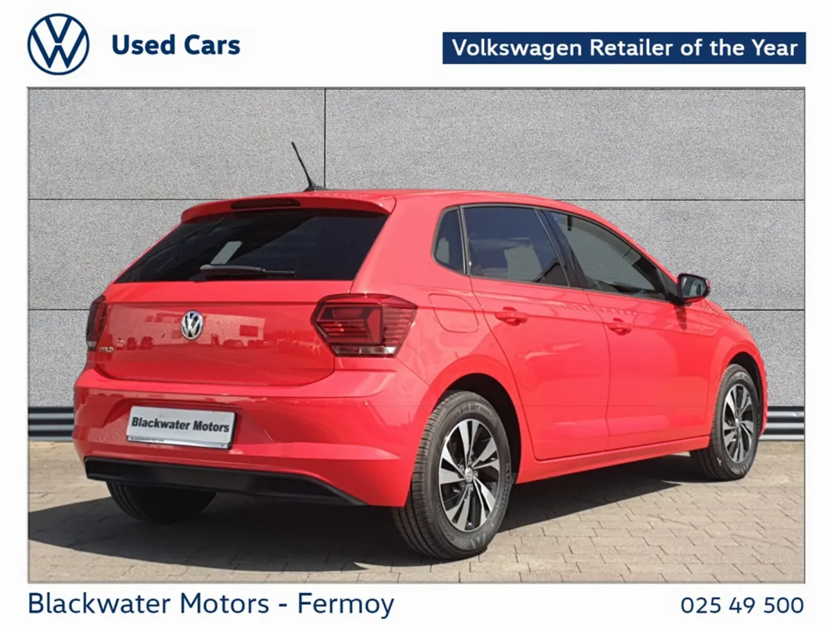 Volkswagen Polo Hatchback, Petrol, 2018, Red
