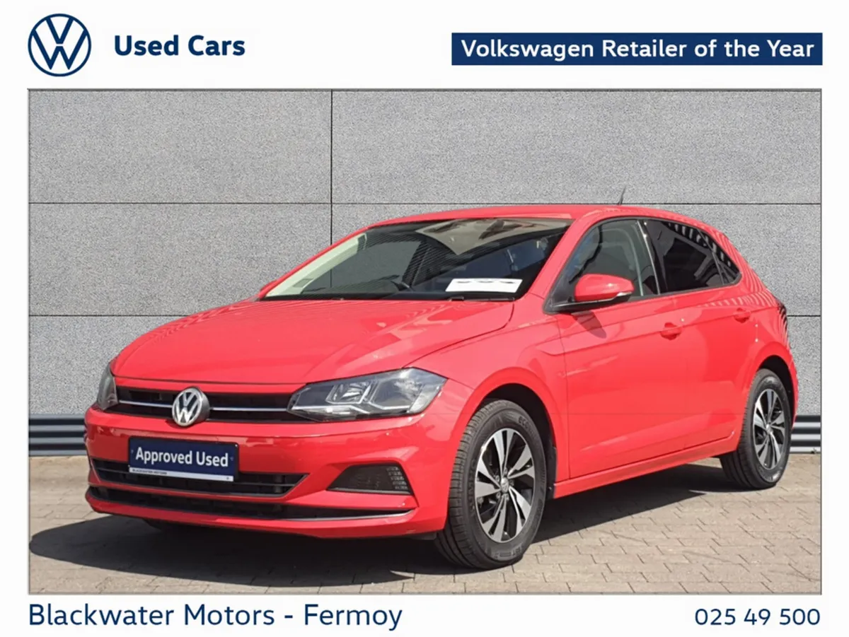 Volkswagen Polo Hatchback, Petrol, 2018, Red