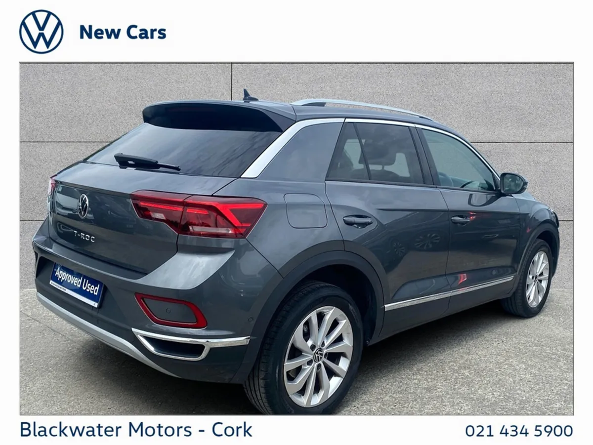 Volkswagen T-Roc SUV, Petrol, 2023, Grey