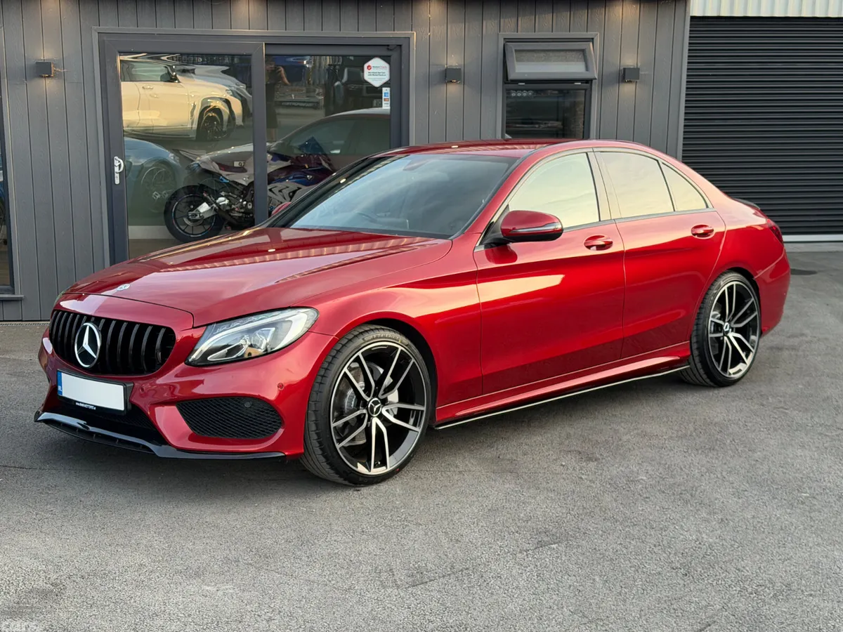 Mercedes-Benz C-Class Saloon, Diesel, 2018, Red