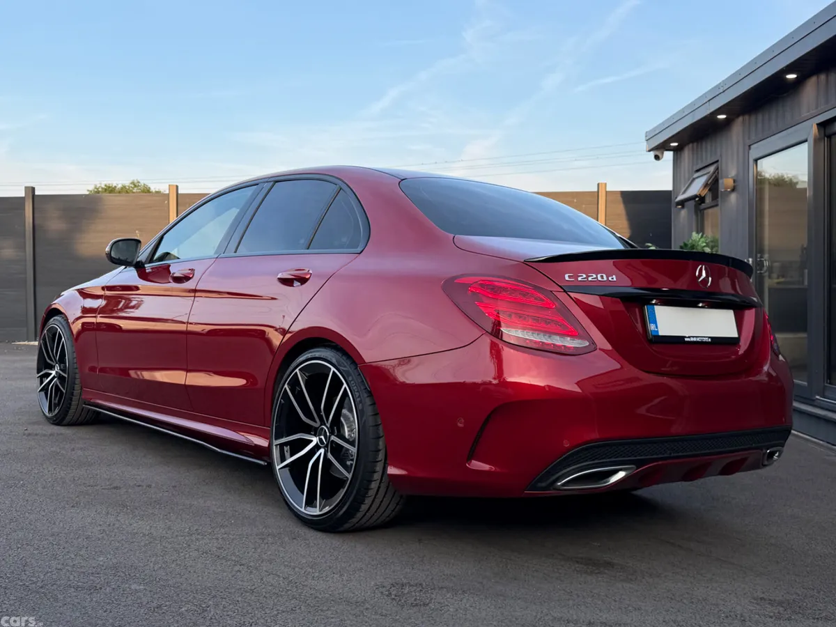 Mercedes-Benz C-Class Saloon, Diesel, 2018, Red