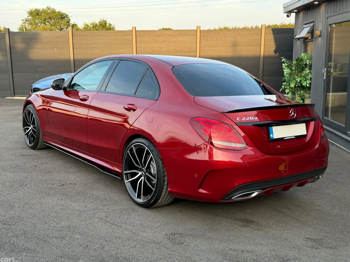 Mercedes-Benz C-Class Saloon, Diesel, 2018, Red