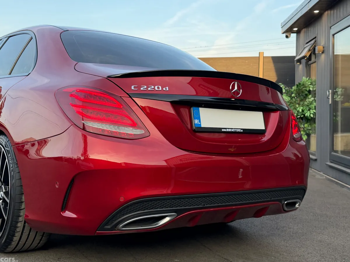 Mercedes-Benz C-Class Saloon, Diesel, 2018, Red