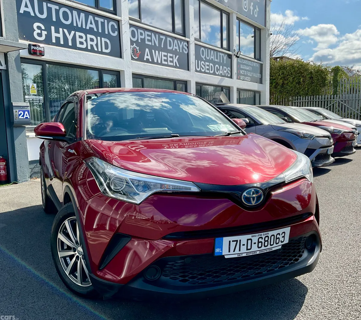 Toyota C-HR Hatchback, Petrol Hybrid, 2017, Red