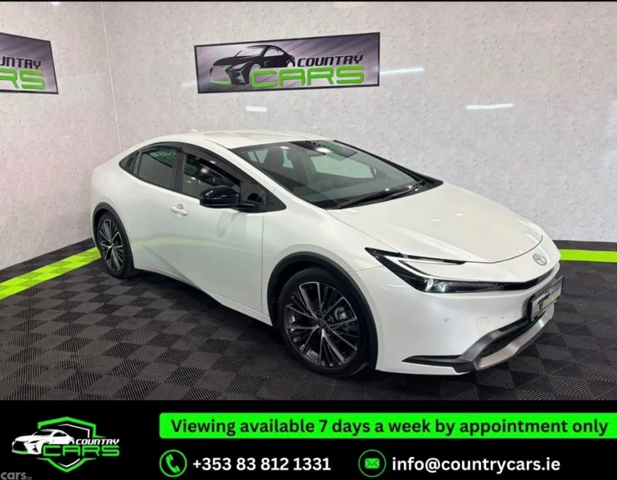 Toyota Prius Hatchback, Petrol Hybrid, 2023, White
