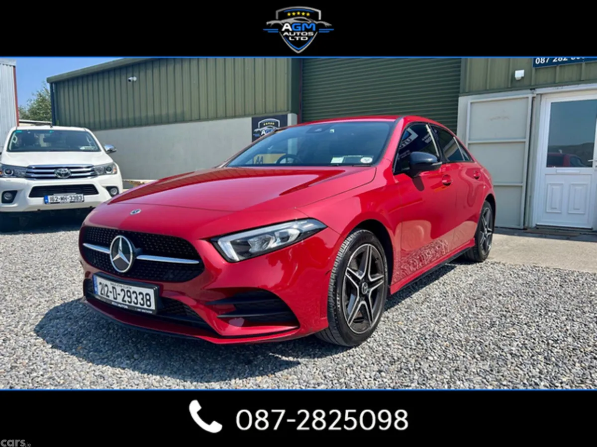 Mercedes-Benz A-Class Saloon, Petrol Plug-in Hybrid, 2021, Red