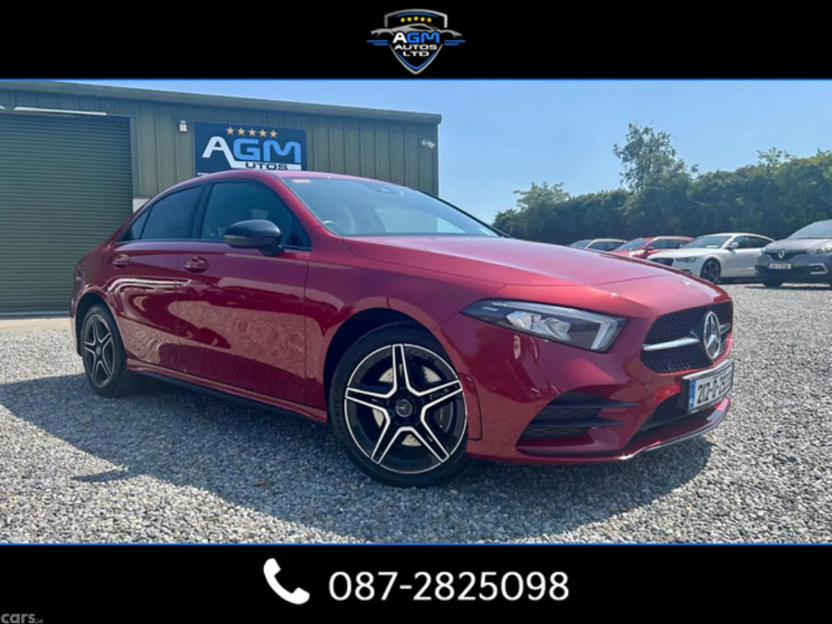 Mercedes-Benz A-Class Saloon, Petrol Plug-in Hybrid, 2021, Red