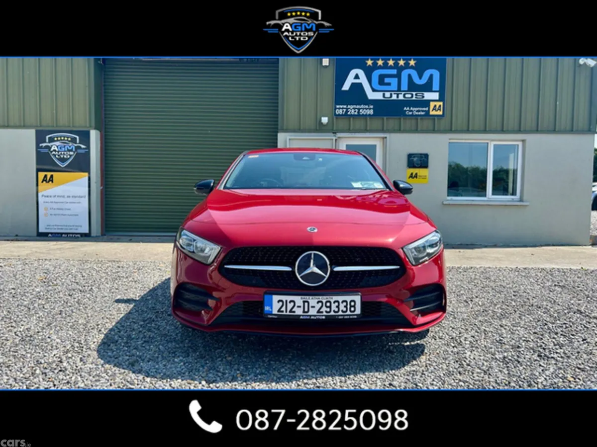 Mercedes-Benz A-Class Saloon, Petrol Plug-in Hybrid, 2021, Red
