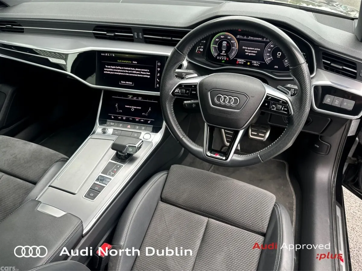 Audi A6 Saloon, Petrol Plug-in Hybrid, 2021, Black